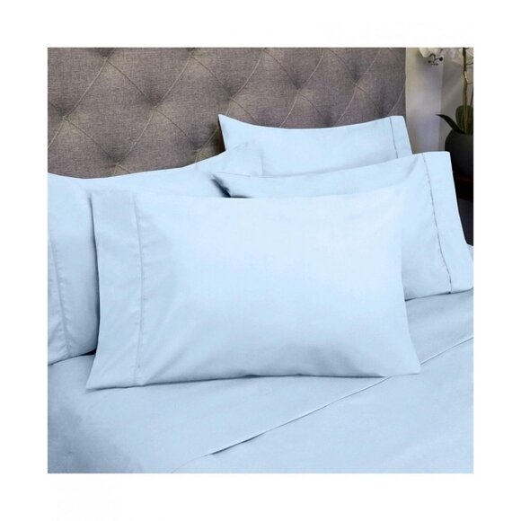 NWT Sweet Home Collection 4 Microfiber Deep Pocket Sheet Set Aqua Blue Twin XL - Picture 1 of 5